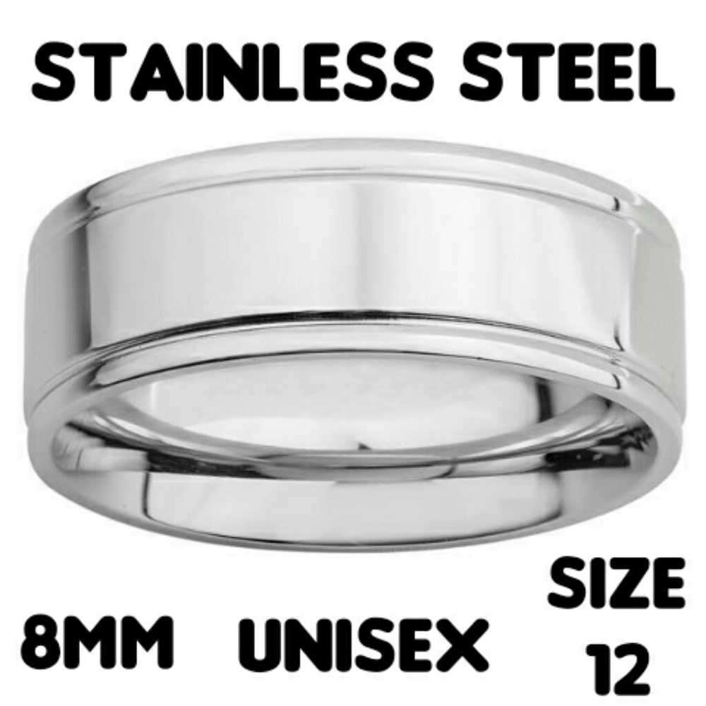 Unisex Stainless Steel Ring Band